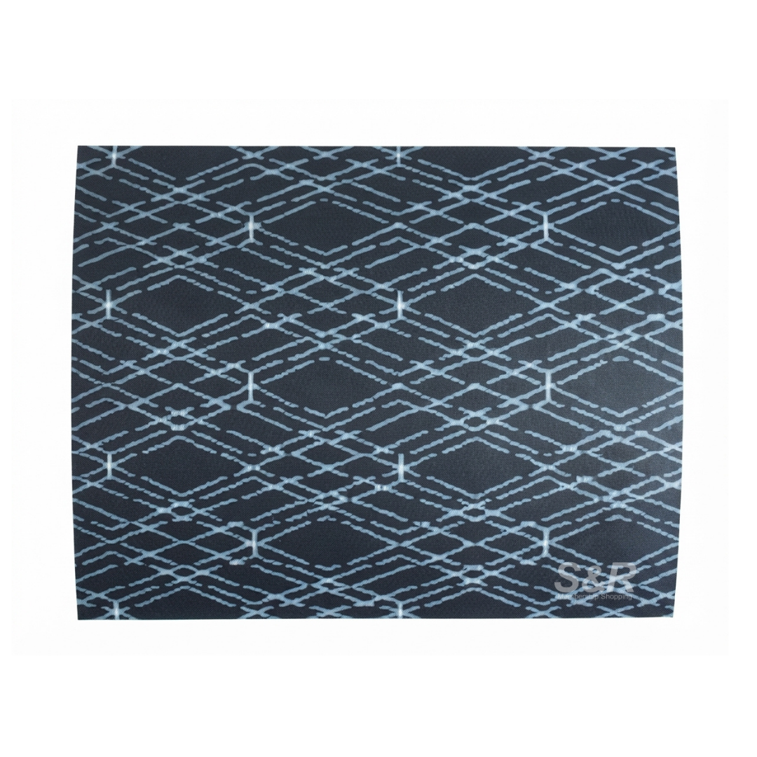 Modern Threads Area Rug Black and White 8 ft x 10ft